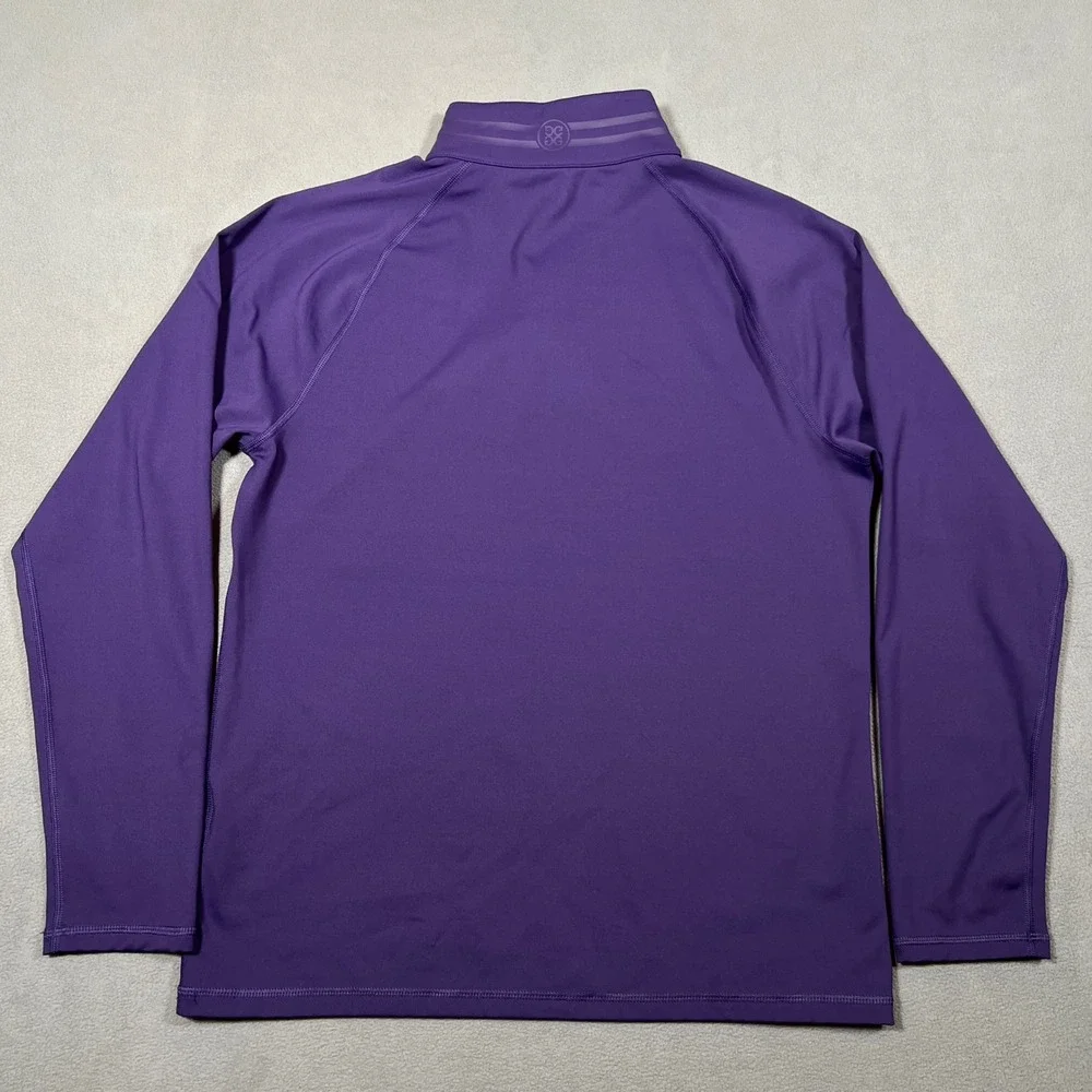 G/Fore 1/4 Zip Pullover Men Small Purple Quarter Zip Sweatshirt Long Sleeve Golf